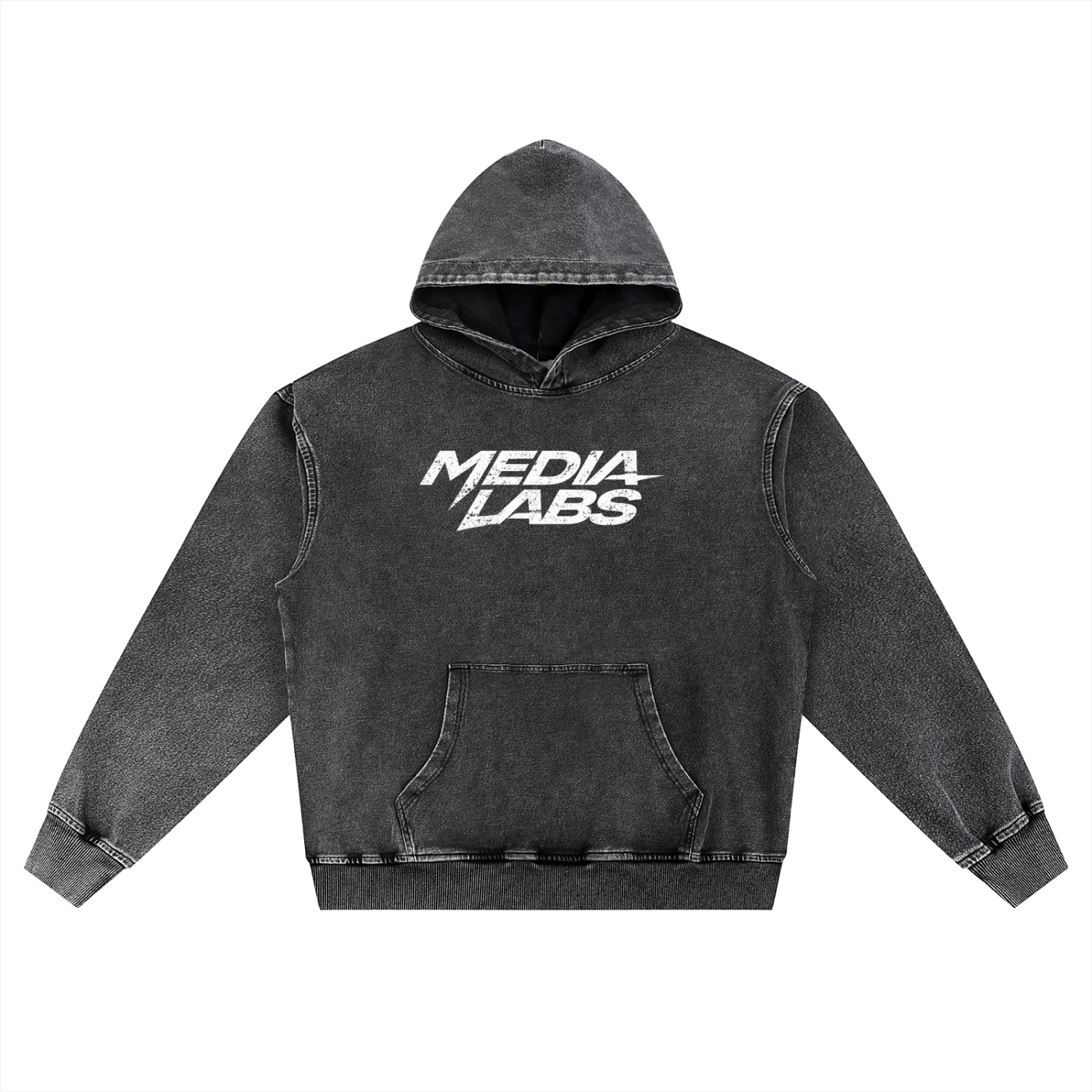 Denim Washed Oversized Hoodie