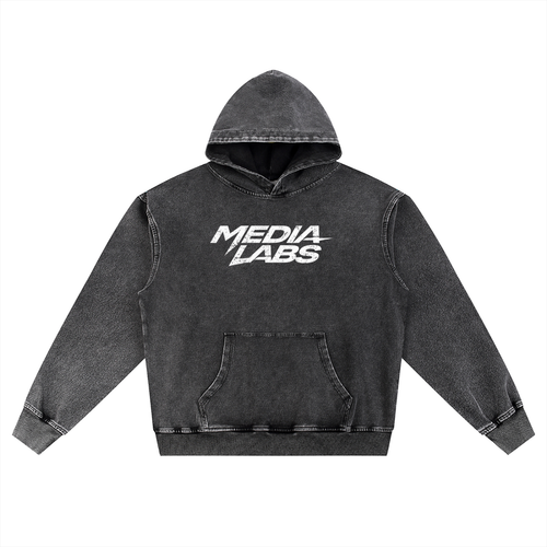 Denim Washed Oversized Hoodie