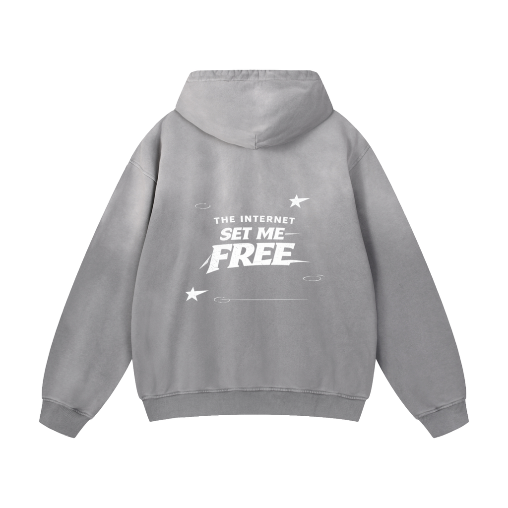 "Internet Set Me Free" Oversized Hoodie