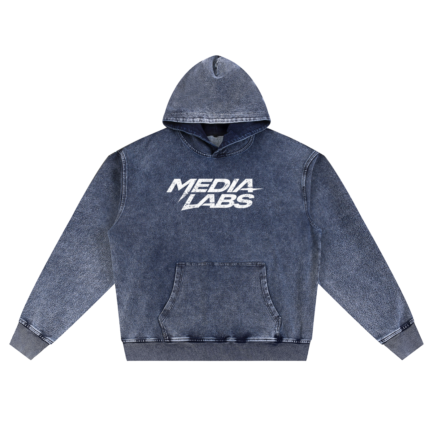 Denim Washed Oversized Hoodie
