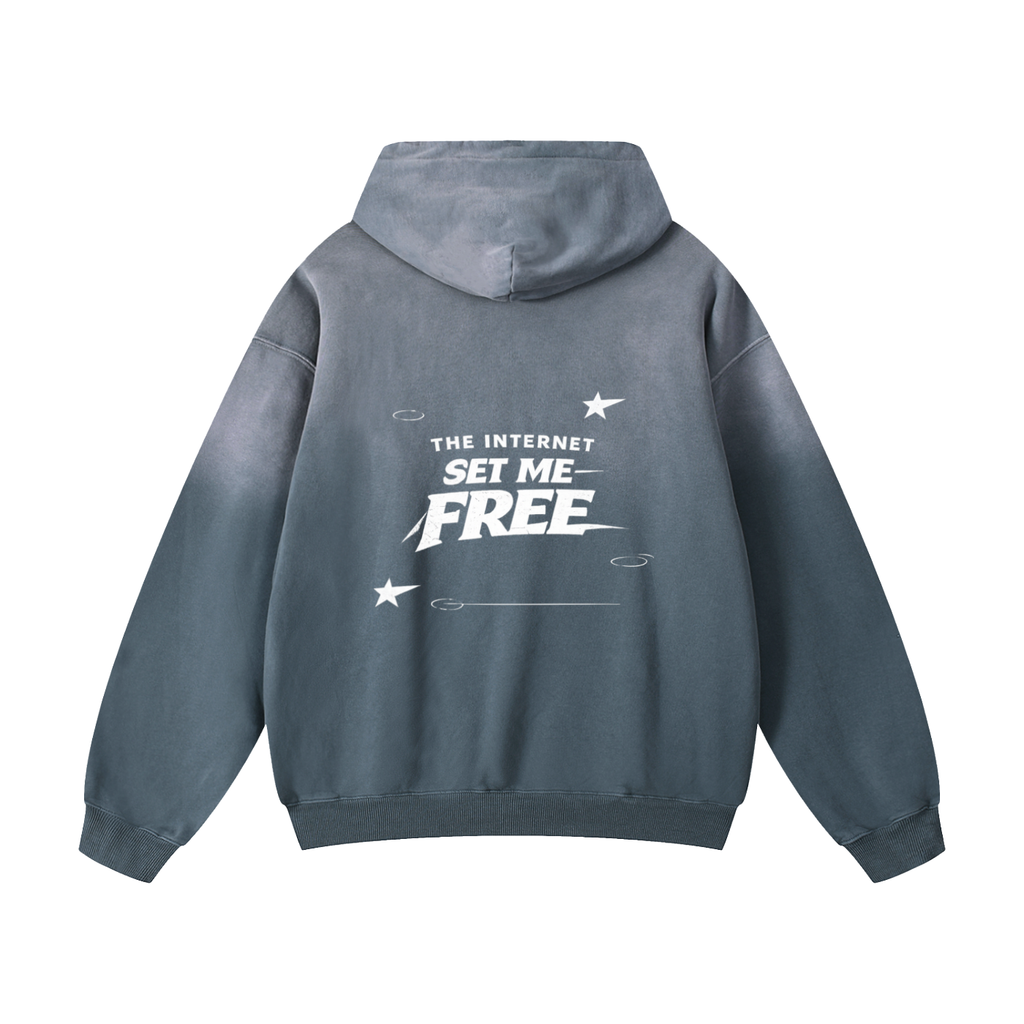 "Internet Set Me Free" Oversized Hoodie