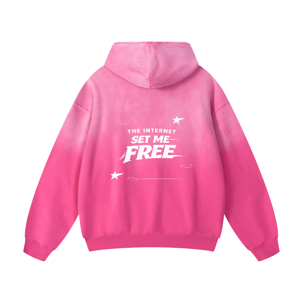 "Internet Set Me Free" Oversized Hoodie