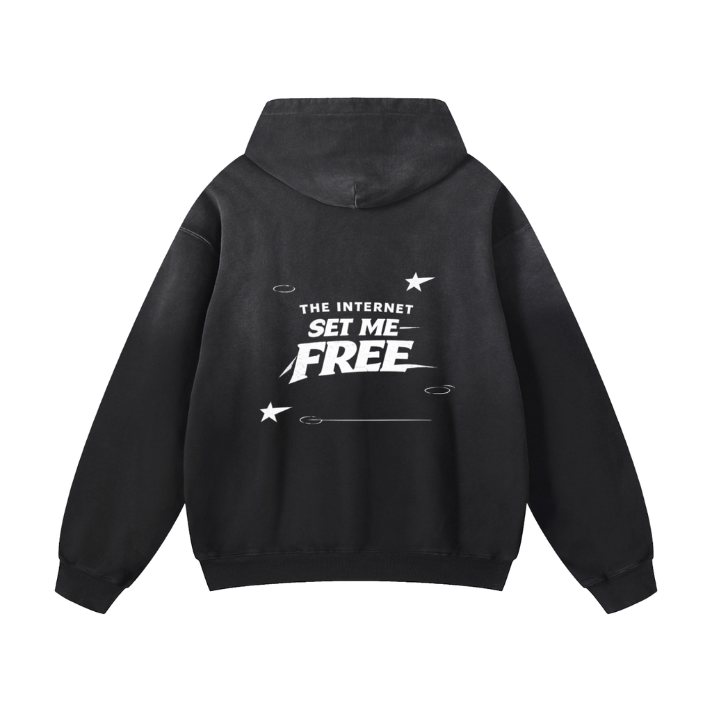"Internet Set Me Free" Oversized Hoodie