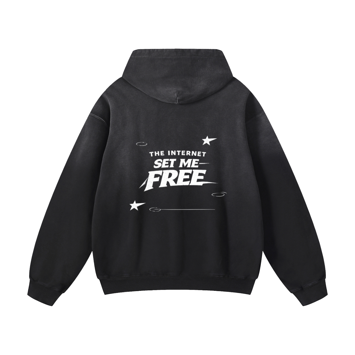 "Internet Set Me Free" Oversized Hoodie