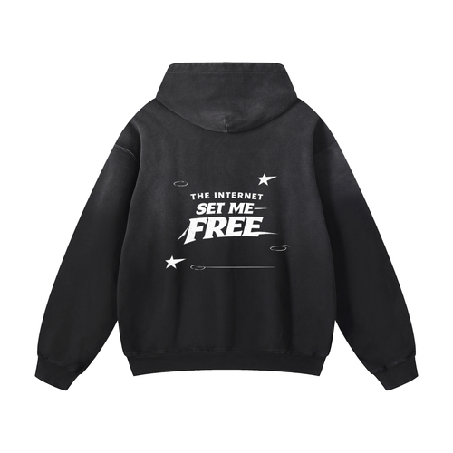 "Internet Set Me Free" Oversized Hoodie