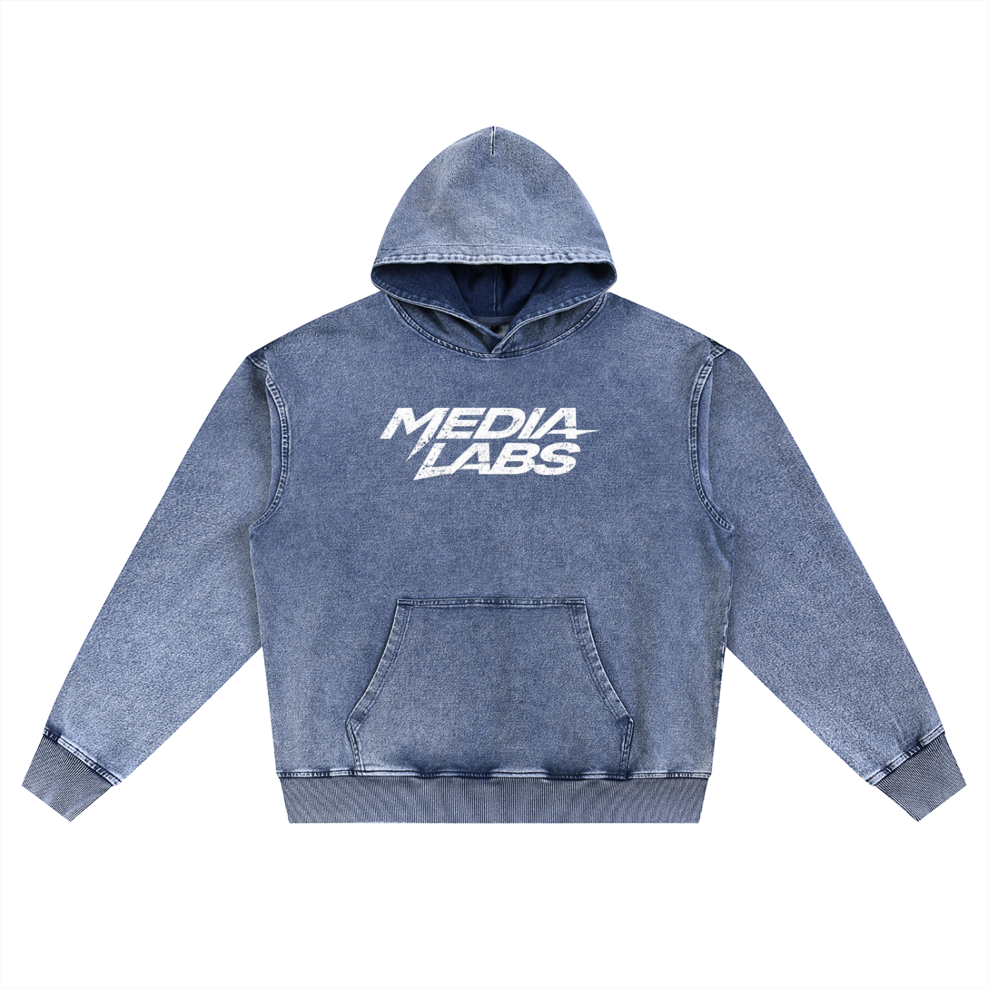 Denim Washed Oversized Hoodie